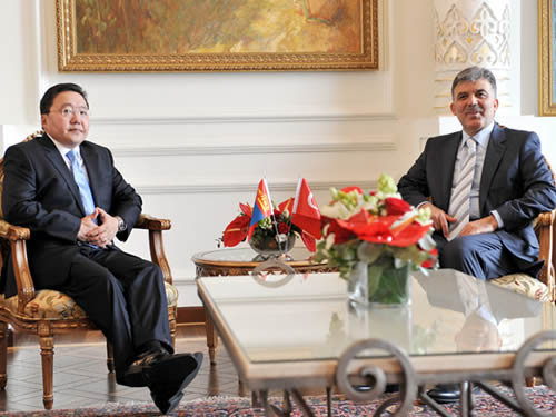 CICA Zirvesi Nedeniyle Türkiye'de Bulunan Konuklarla Görüşmeler